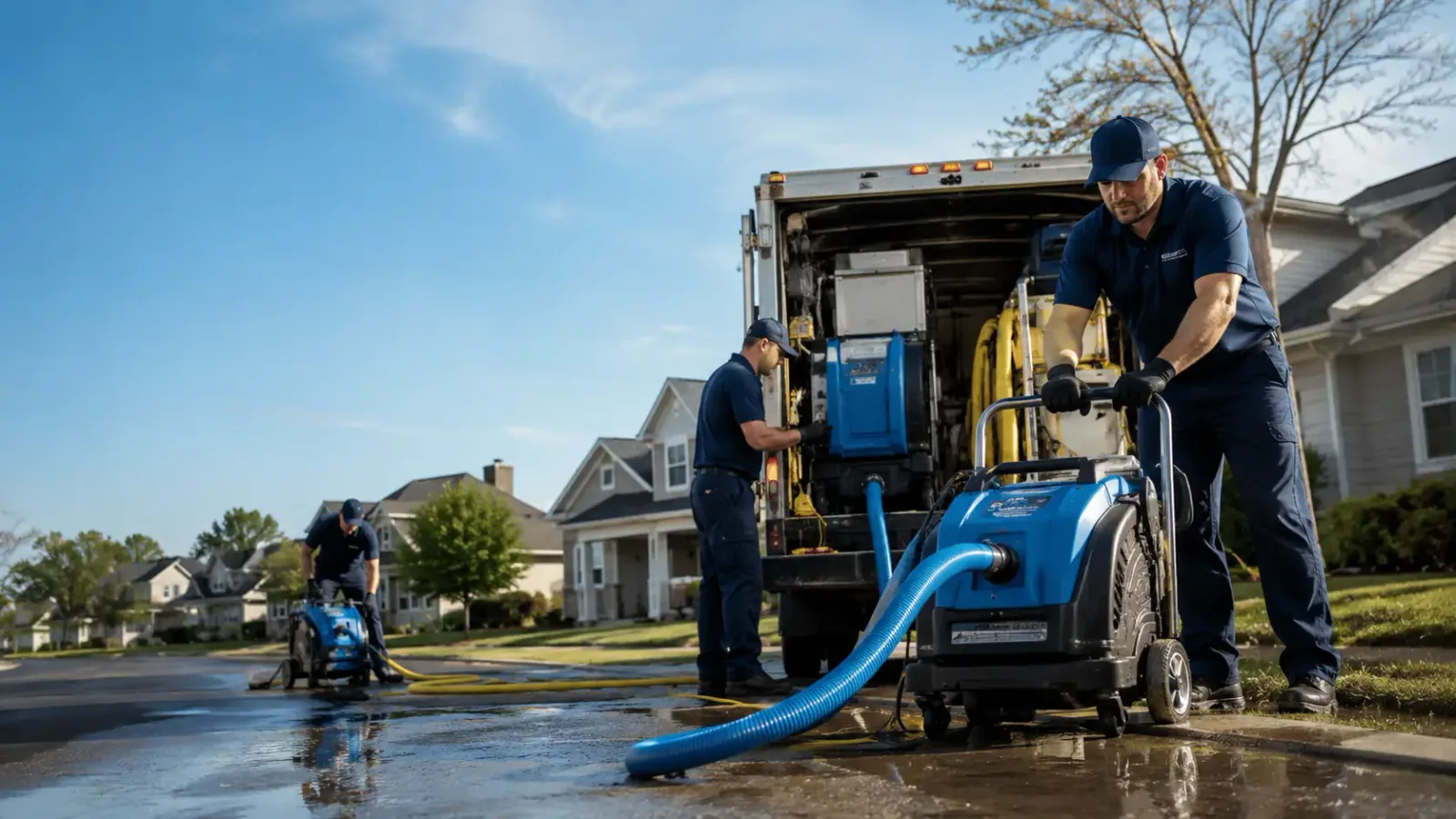 Flood Damage Cleanup in Hidden Valley Lake, CA